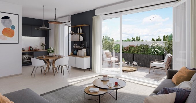 Achat / Vente programme immobilier neuf Carbon-Blanc à 5 min en voiture du centre commercial Grand Tour (33560) - Réf. 12616
