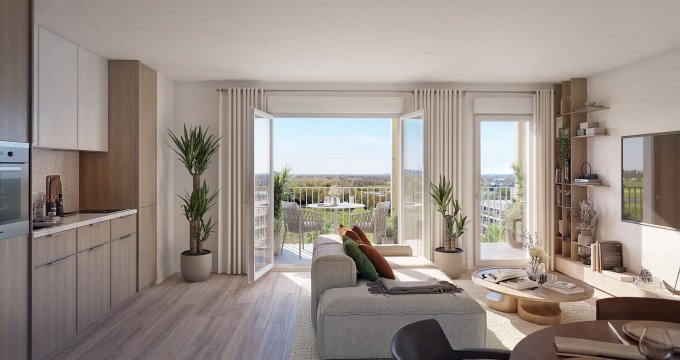 Achat / Vente programme immobilier neuf Villenave-d'Ornon face à la future place du marché (33140) - Réf. 12426