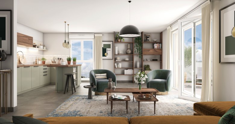 Achat / Vente programme immobilier neuf Bordeaux à 8 min à pied du tramway Carle Vernet (33000) - Réf. 9196