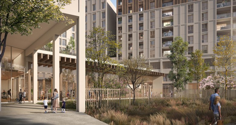 Achat / Vente programme immobilier neuf Bordeaux à 8 min à pied du tramway Carle Vernet (33000) - Réf. 9196
