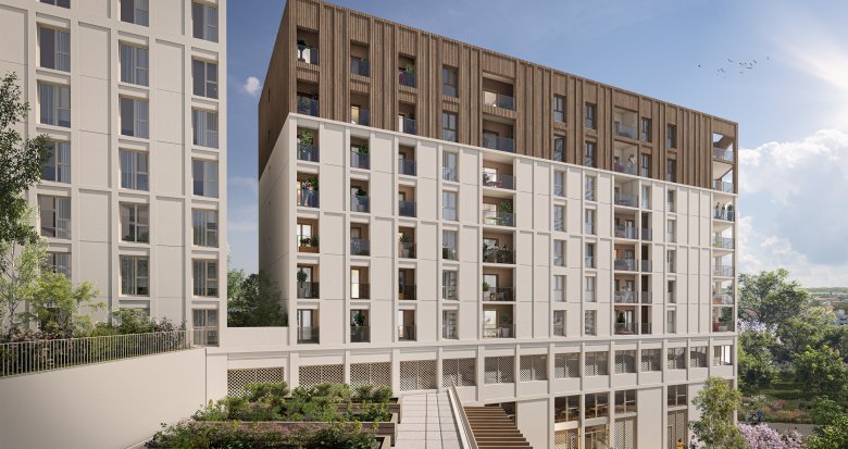 Achat / Vente programme immobilier neuf Bordeaux à 8 min à pied du tramway Carle Vernet (33000) - Réf. 9196
