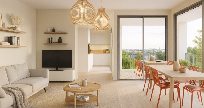 Achat / Vente programme immobilier neuf Bordeaux Caudéran à 500m de l'Eglise Saint Amand (33000) - Réf. 13684