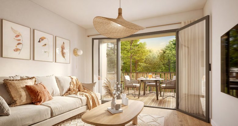 Achat / Vente programme immobilier neuf Lacanau résidence de tourisme à 1.5km de la plage (33680) - Réf. 12670