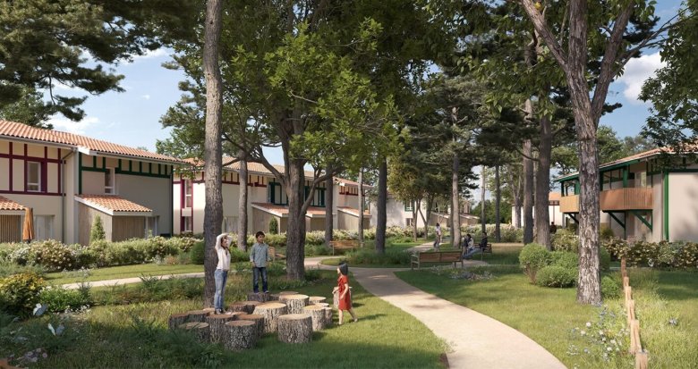 Achat / Vente programme immobilier neuf Le Barp à 30 min de Bordeaux et du Bassin d’Arcachon (33114) - Réf. 13674