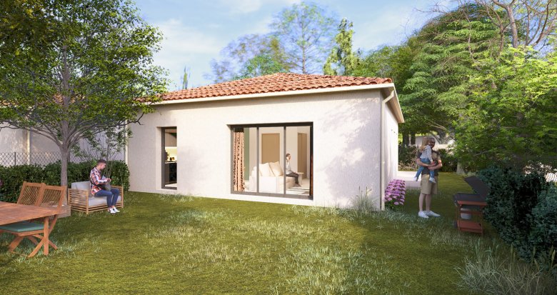 Achat / Vente programme immobilier neuf Le Taillan-Médoc maisons au coeur de la nature (33320) - Réf. 13369