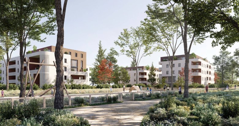 Achat / Vente programme immobilier neuf Pessac la Sardine emplacement calme et arboré (33600) - Réf. 6910