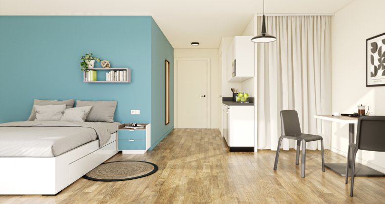 Achat / Vente programme immobilier neuf Villenave-d’Ornon résidence étudiante à 20 min en bus du campus (33140) - Réf. 12765